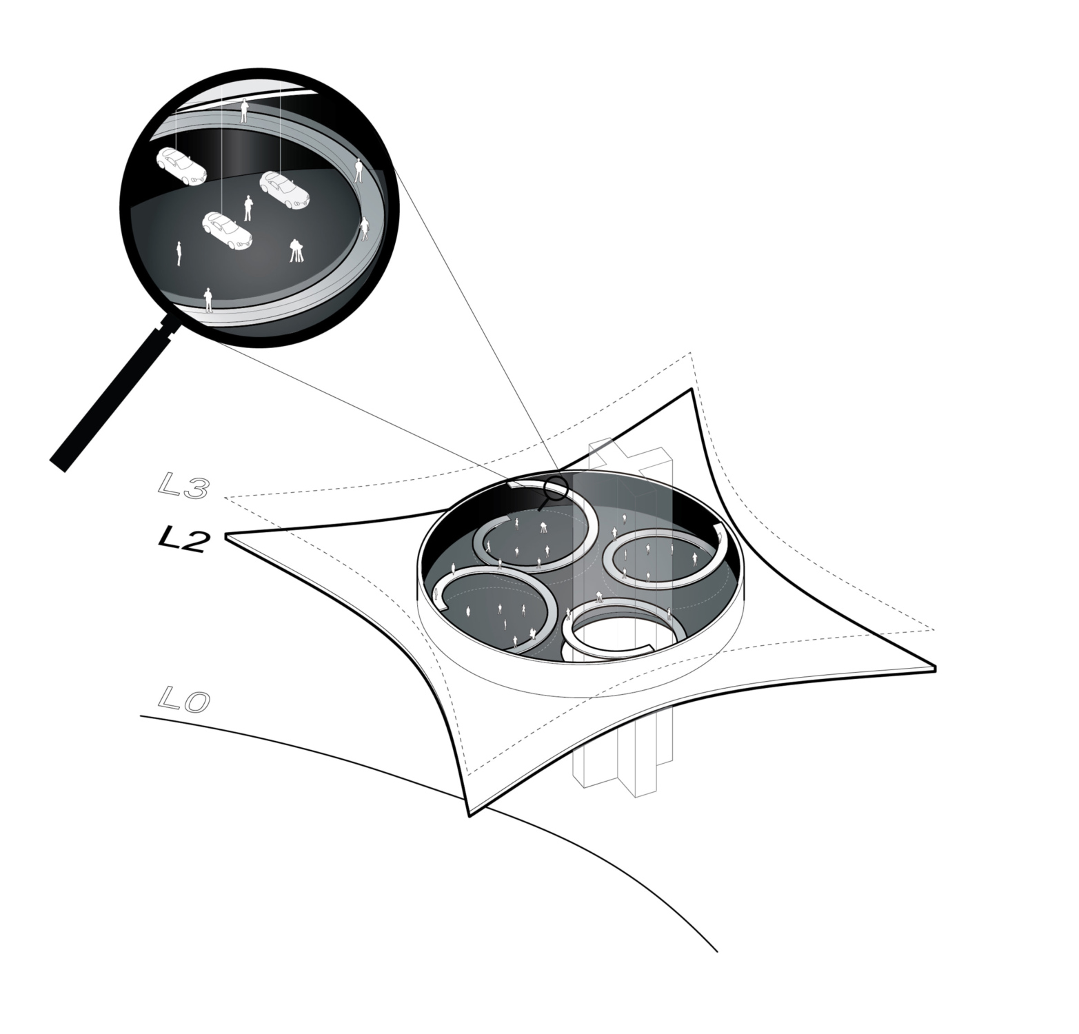 A diagram of the MB 2.0 gallery.