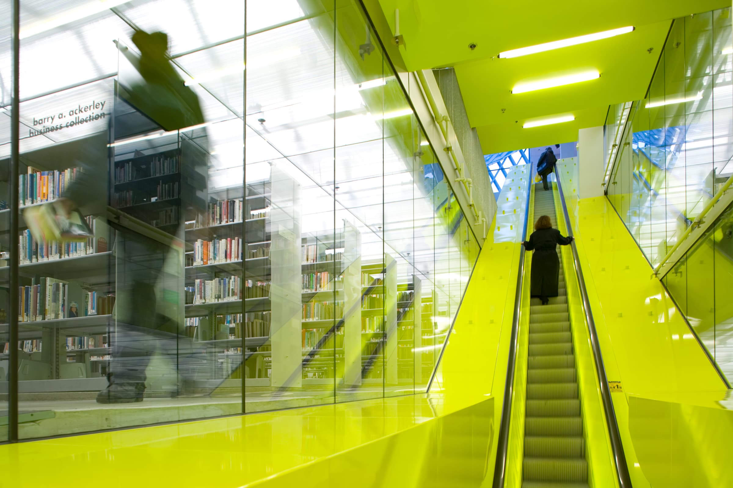 Photograph of the interior of Seattle Central Library.