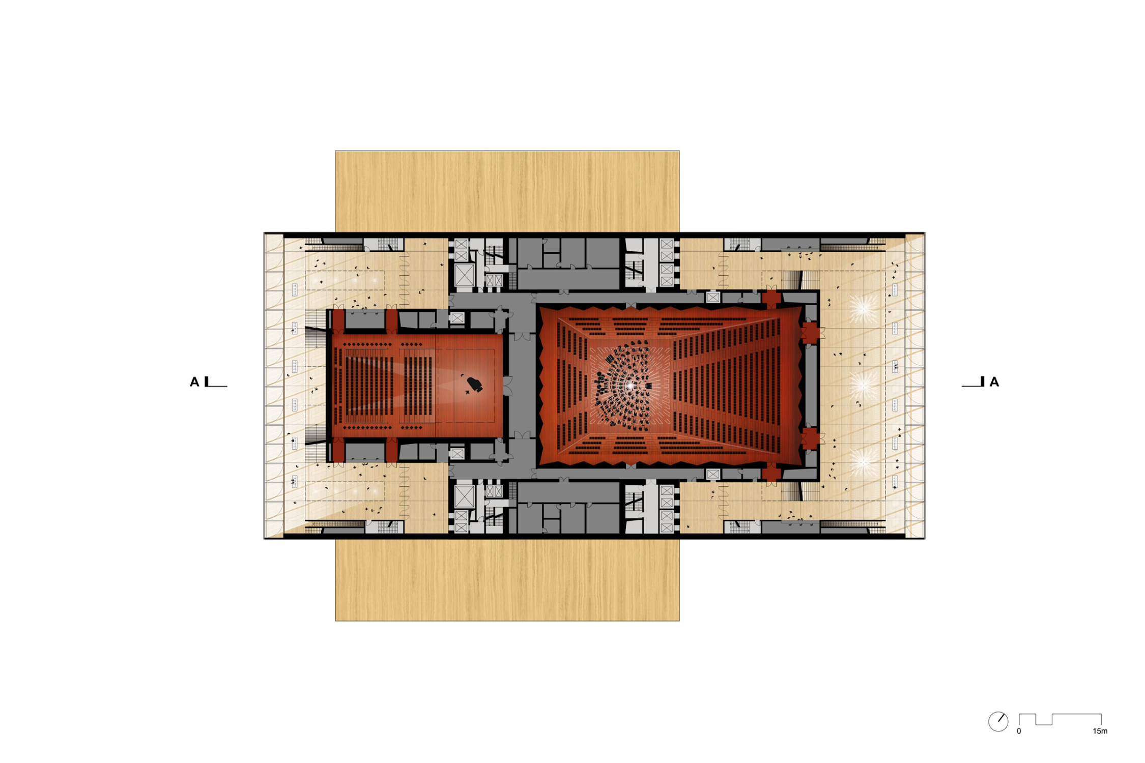 Shenzhen Opera House's Concert Hall and Multifunctional Theater Plan.