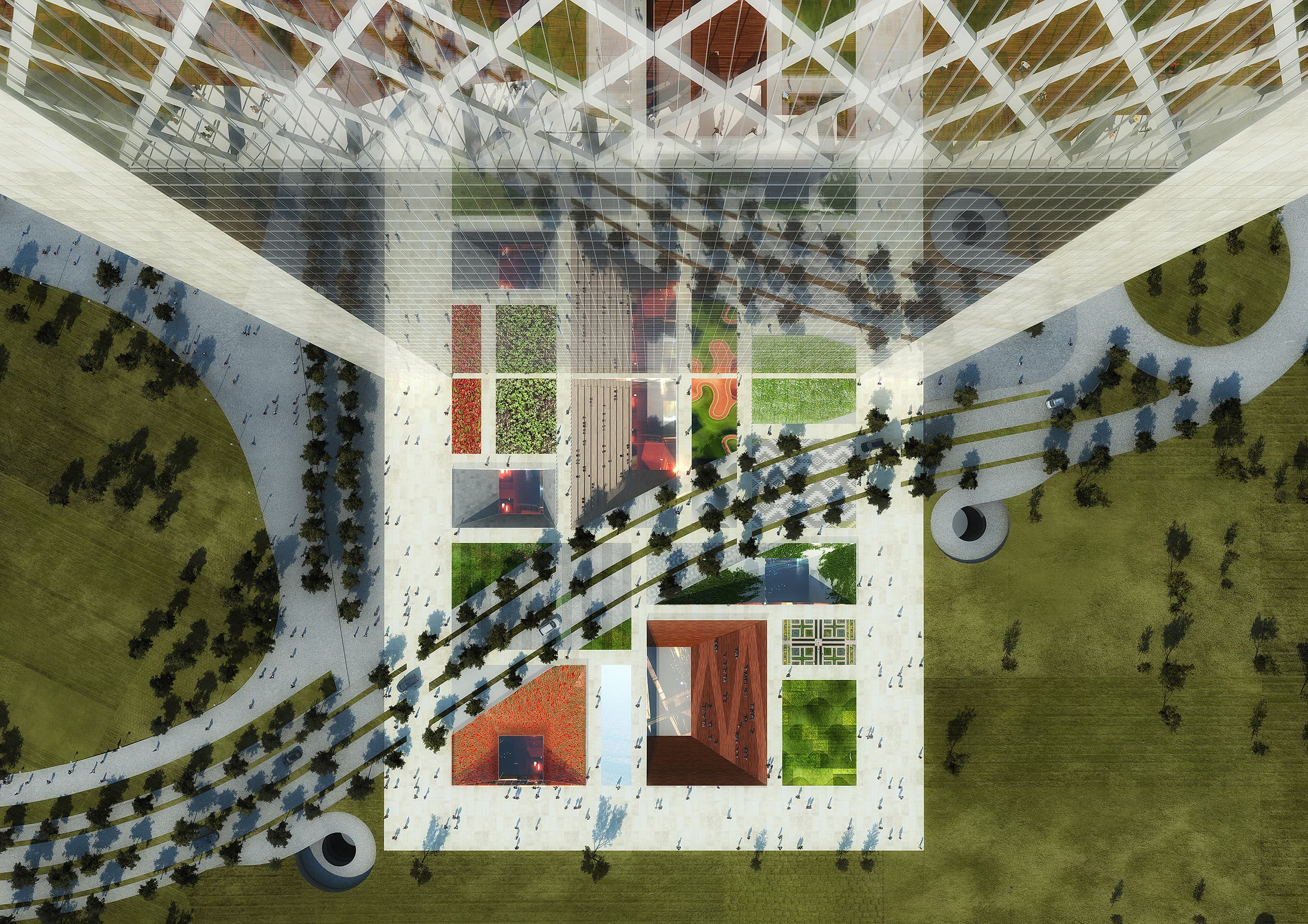 A visualization of CDMX Mash-Up's retail garden.